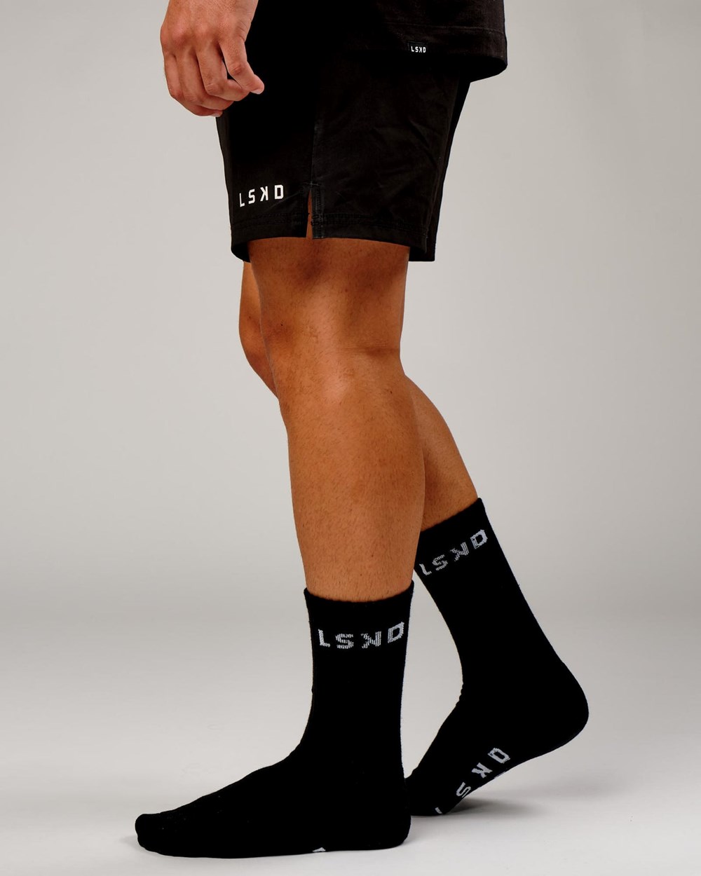 Black LSKD Demo Crew Sock | NS6940238