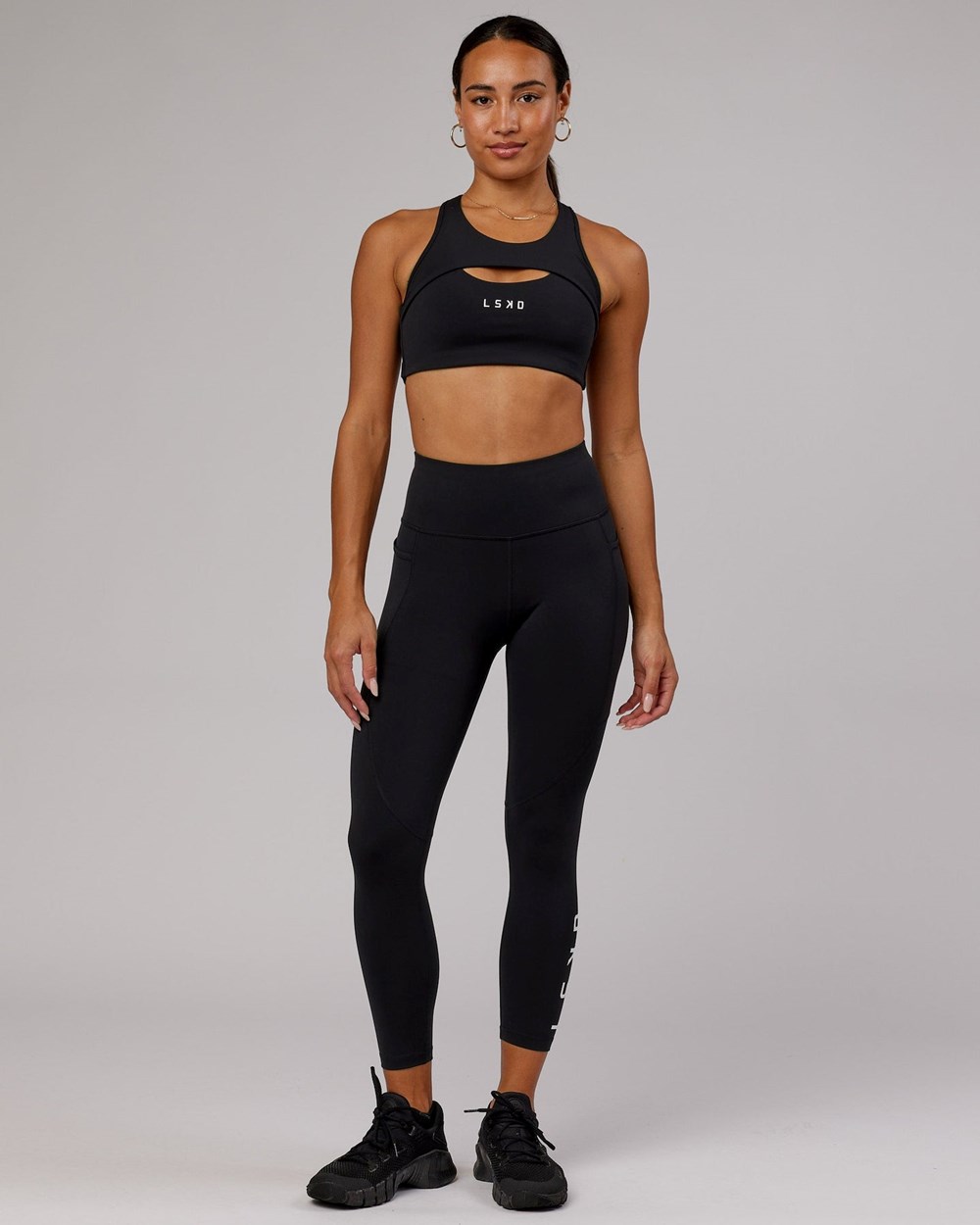 Black LSKD Driven Sports Bra | KA5102947