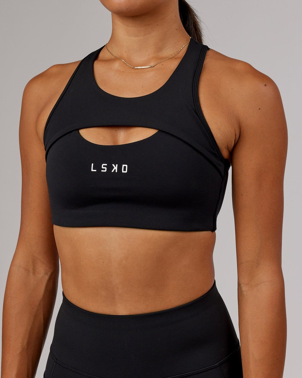 Black LSKD Driven Sports Bra | KA5102947