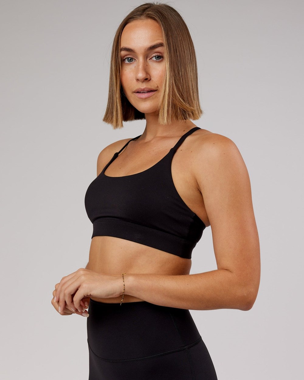 Black LSKD Elixir Sports Bra | LT8764903