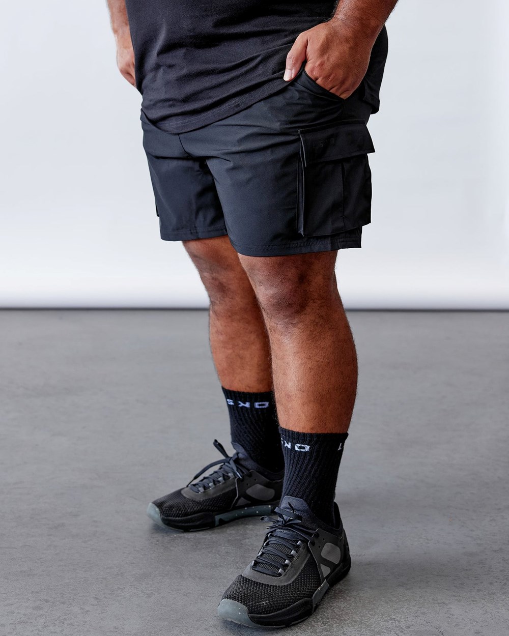 Black LSKD Energy Stretch Performance Cargo Short | PK2130547