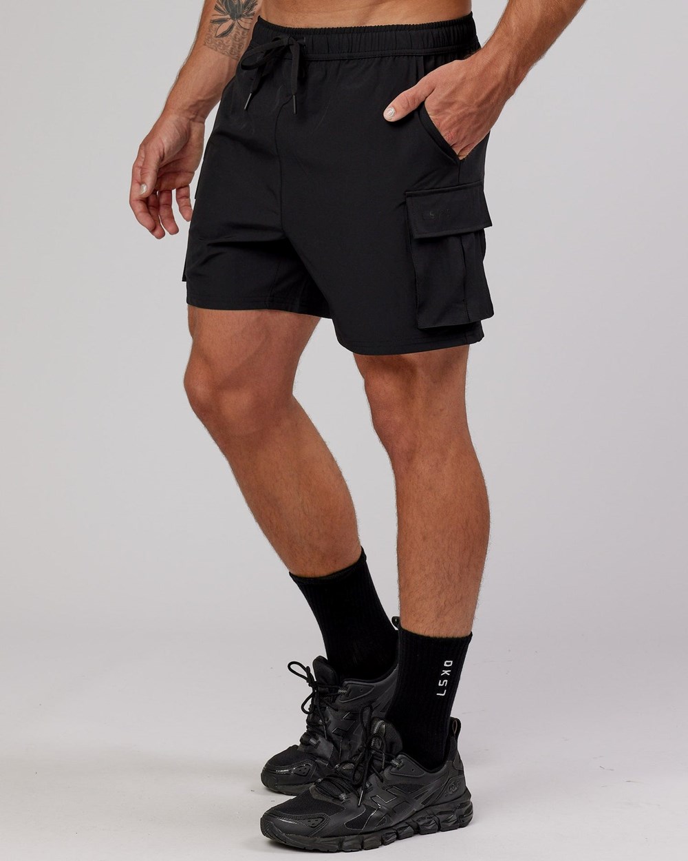 Black LSKD Energy Stretch Performance Cargo Short | PK2130547