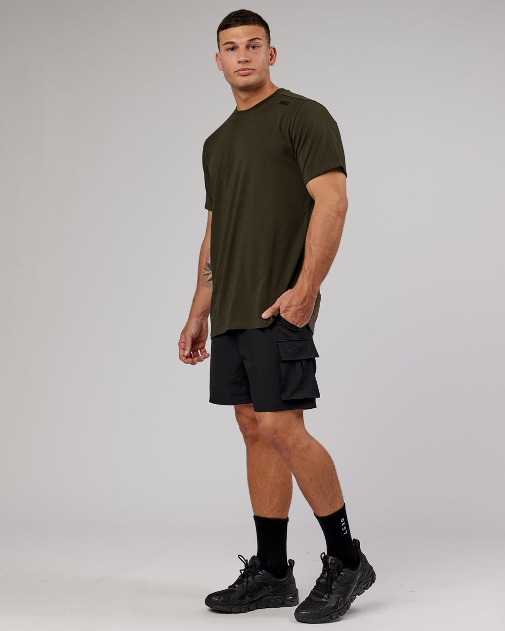 Black LSKD Energy Stretch Performance Cargo Short | PK2130547