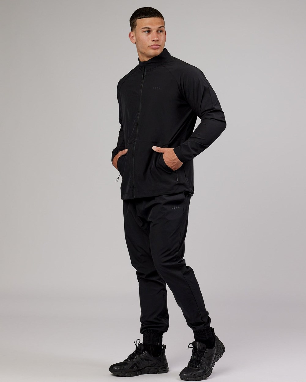 Black LSKD Energy Stretch Performance Jacket | JR7140869