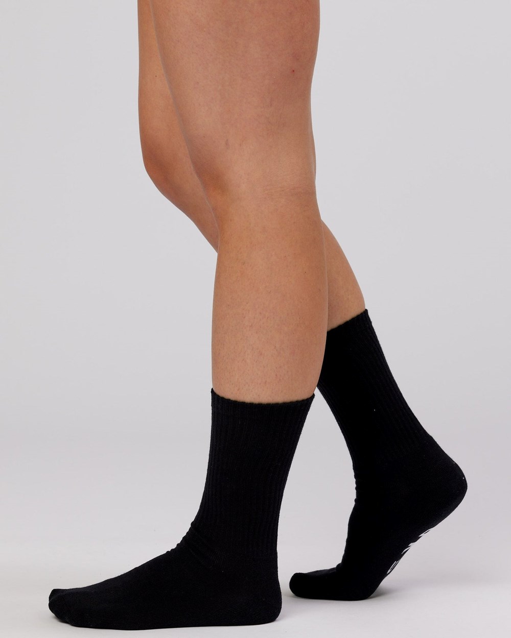 Black LSKD Essential 3 Pack Crew Sock | GI5241670