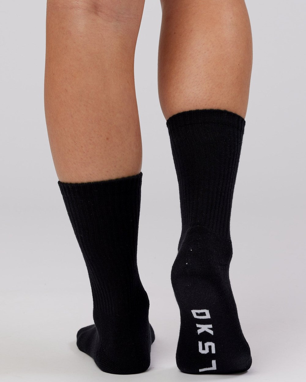 Black LSKD Essential 3 Pack Crew Sock | GI5241670