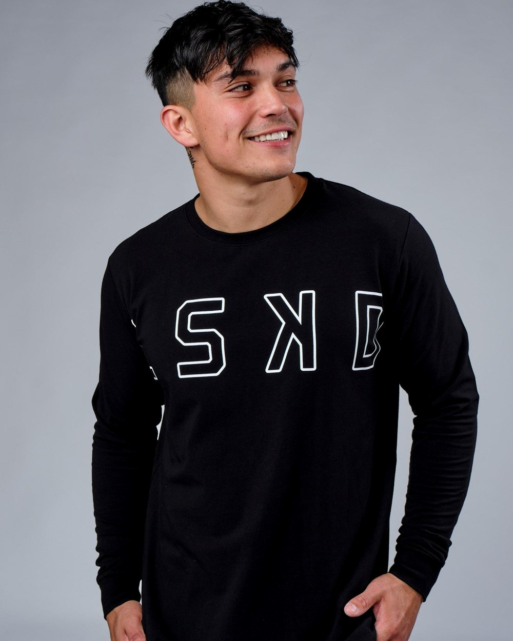 Black LSKD Expand FLXCotton LS Tee | FX1746359