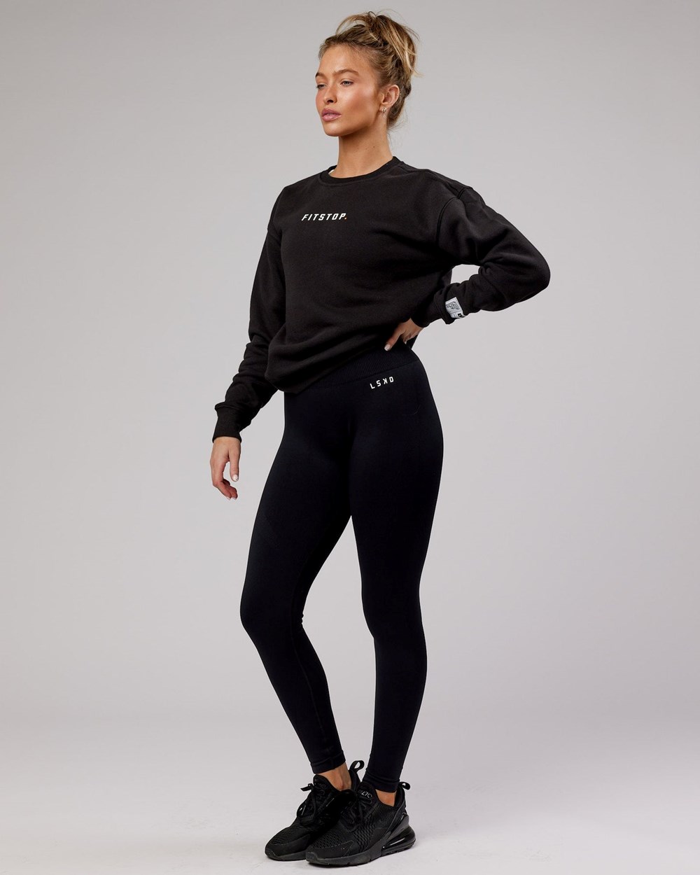 Black LSKD Fitstop Functional Sweater | GT5837904