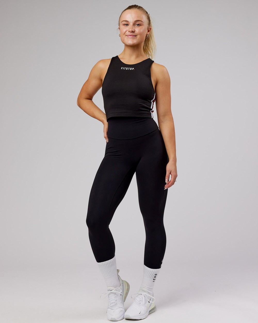 Black LSKD Fitstop Warm Up Tank | VX5743982