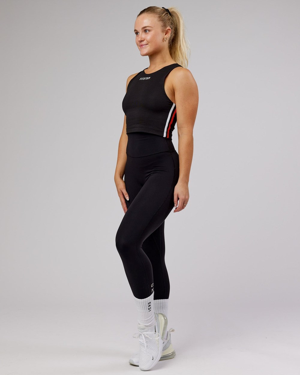 Black LSKD Fitstop Warm Up Tank | VX5743982