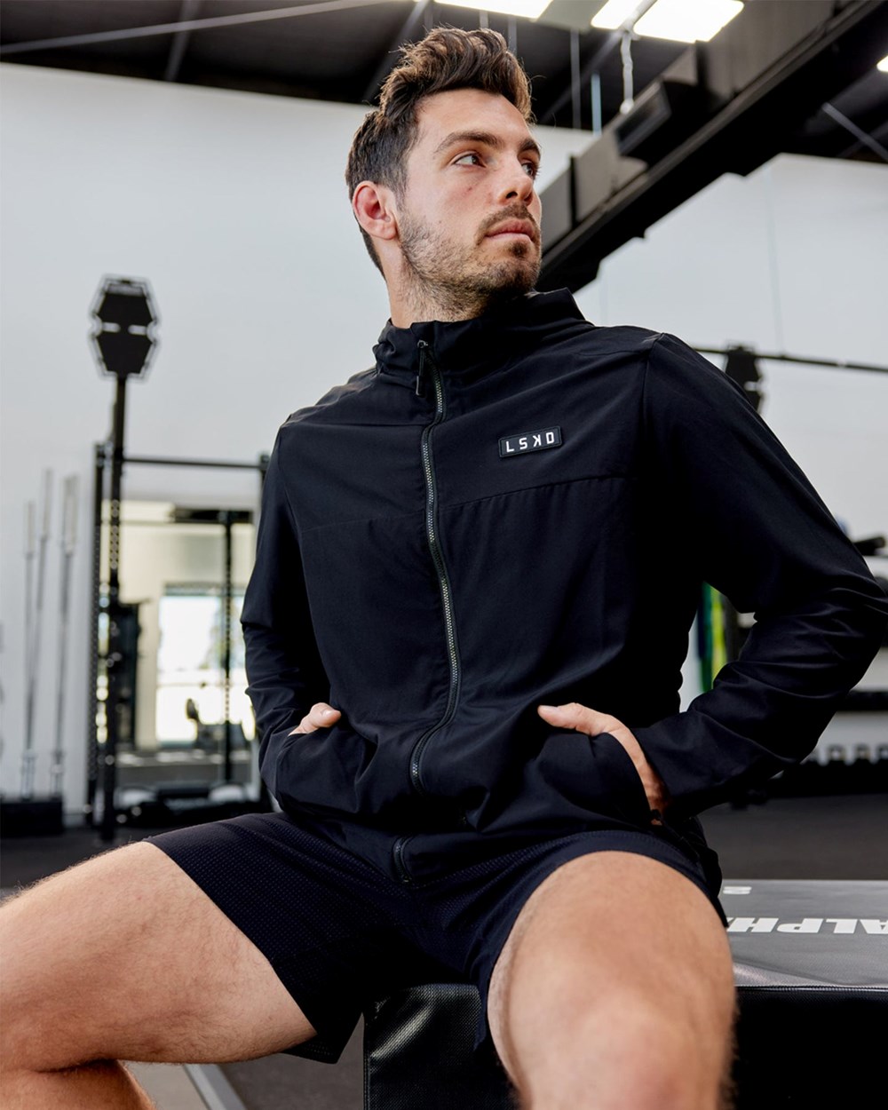 Black LSKD Functional Training Jacket | VQ9325108