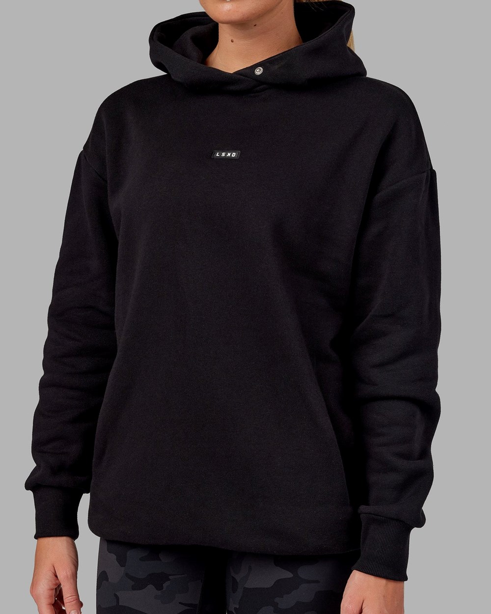 Black LSKD Fundamental Hoodie Oversize | BI7290843