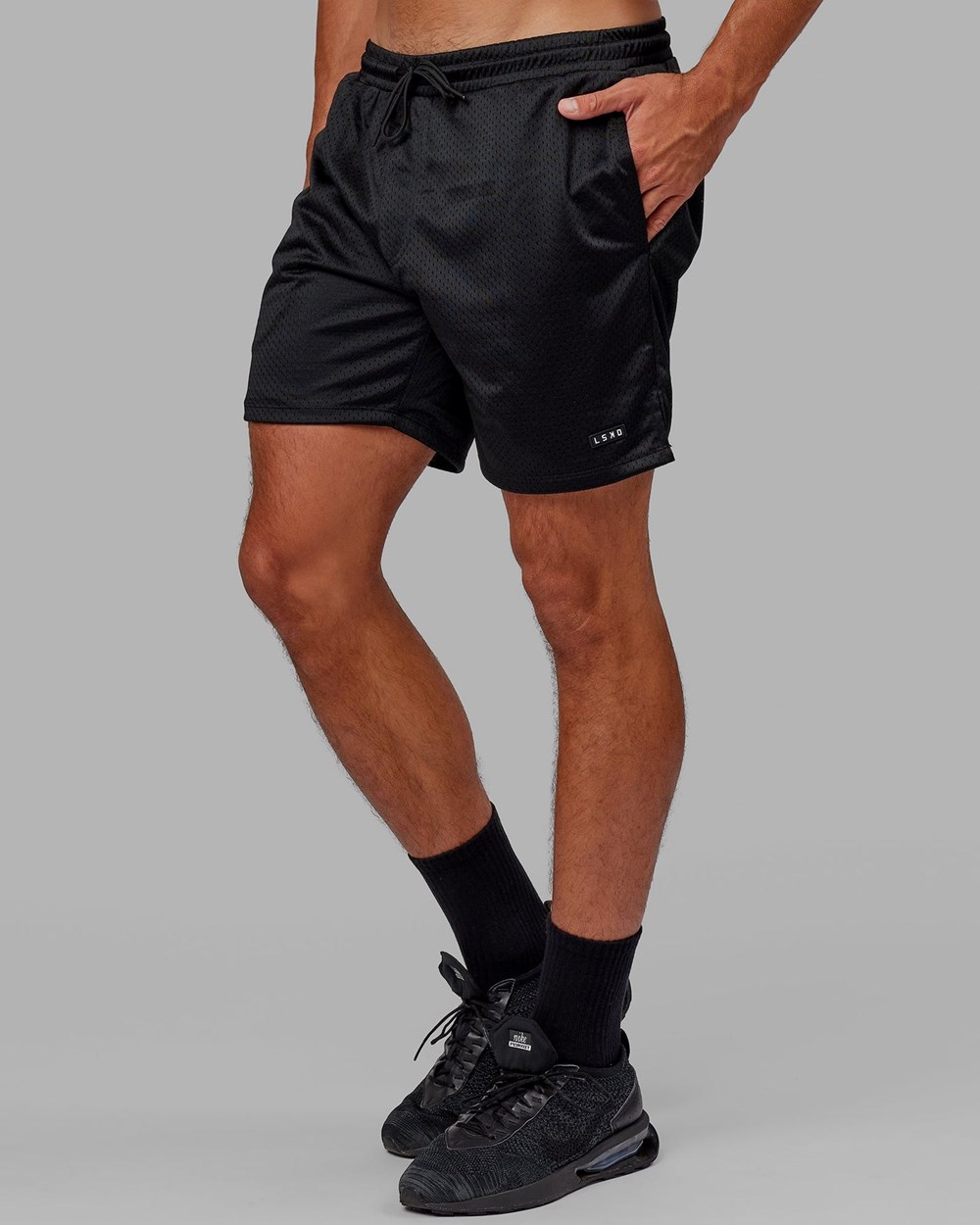 Black LSKD Fundamental Mesh Short | GX0281496