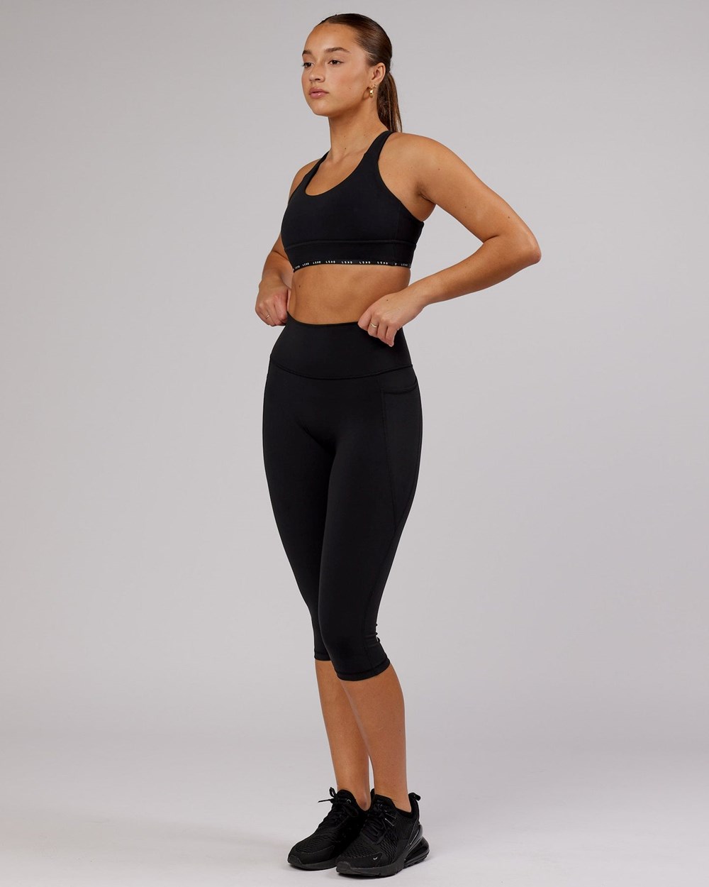 Black LSKD Fusion 3/4 Length Legging | FQ9835702