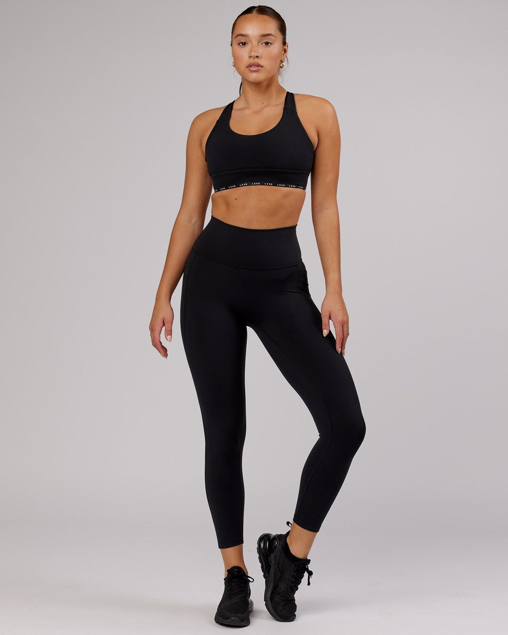 Black LSKD Fusion 7/8 Length Legging | KX8164523