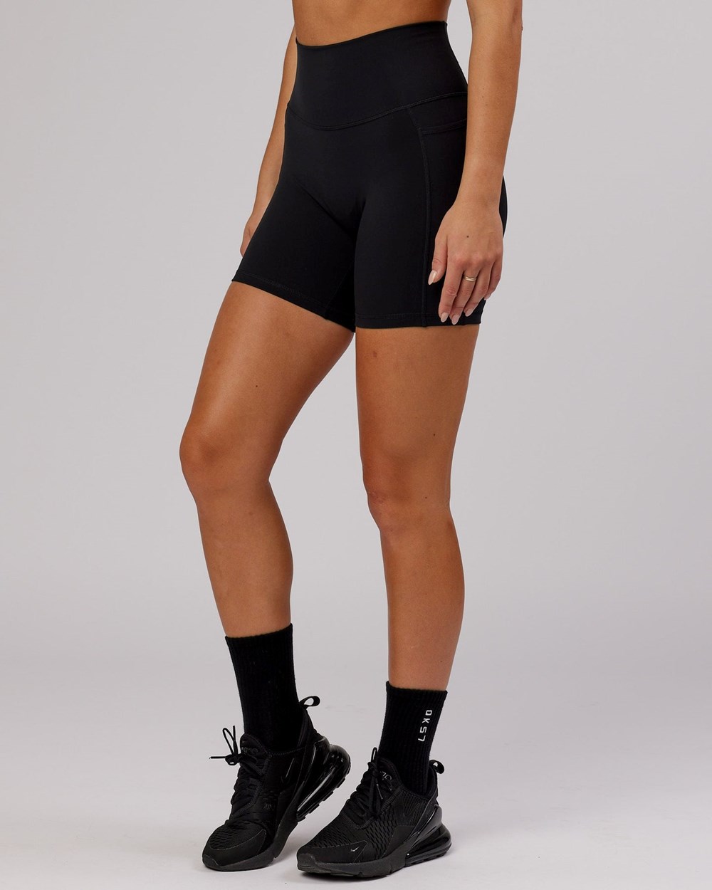 Black LSKD Fusion Mid-Length Bike Short | CE2345870