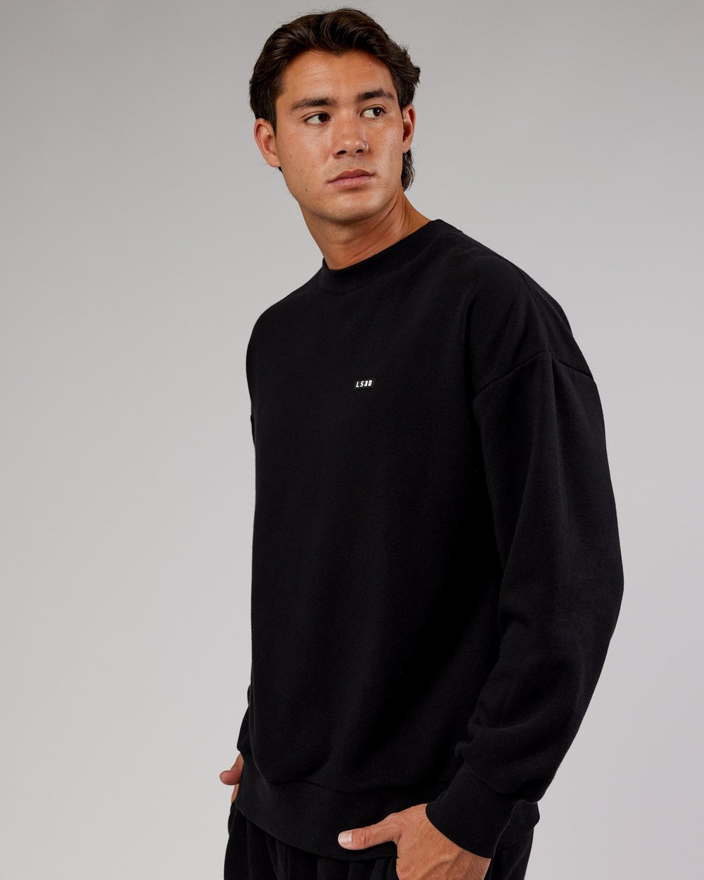 Black LSKD Iconic Sweater Oversize | DW9270186