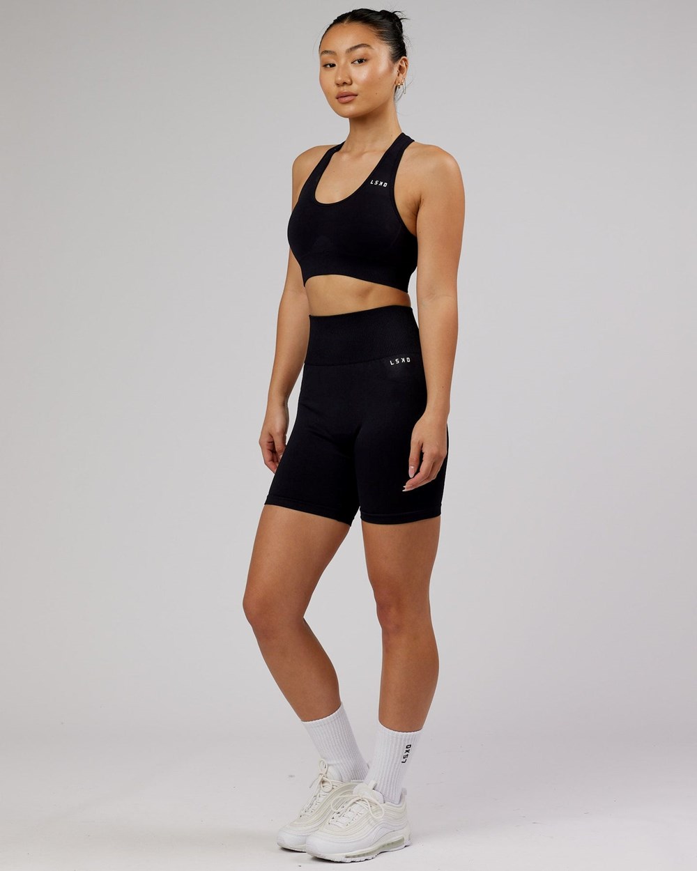 Black LSKD Limitless Seamless Sports Bra | HF0573482