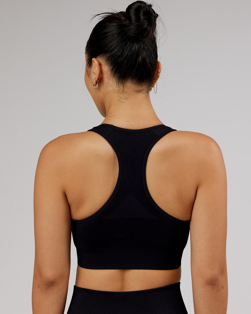 Black LSKD Limitless Seamless Sports Bra | HF0573482