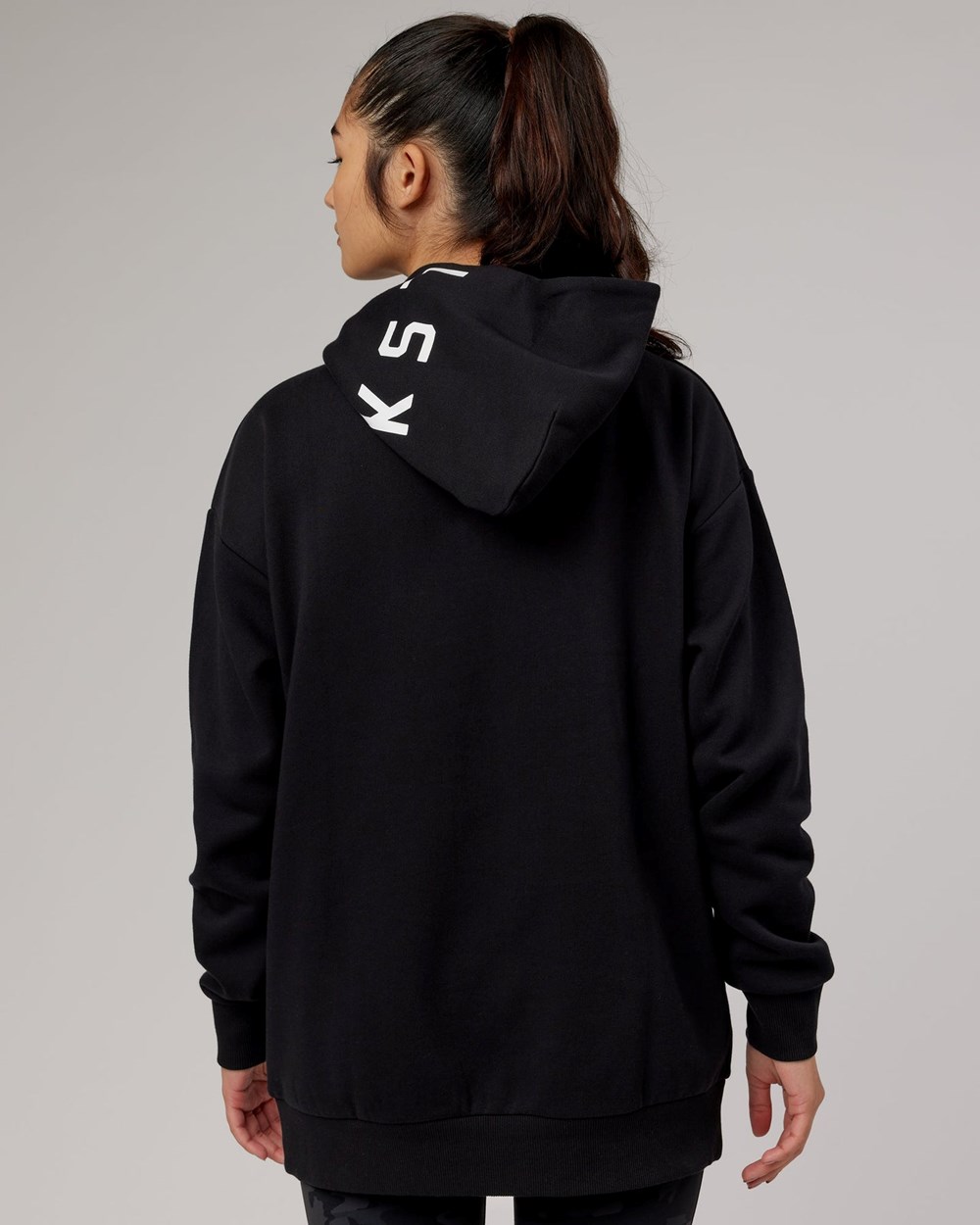 Black LSKD Linear Hoodie Oversize | BI7549360