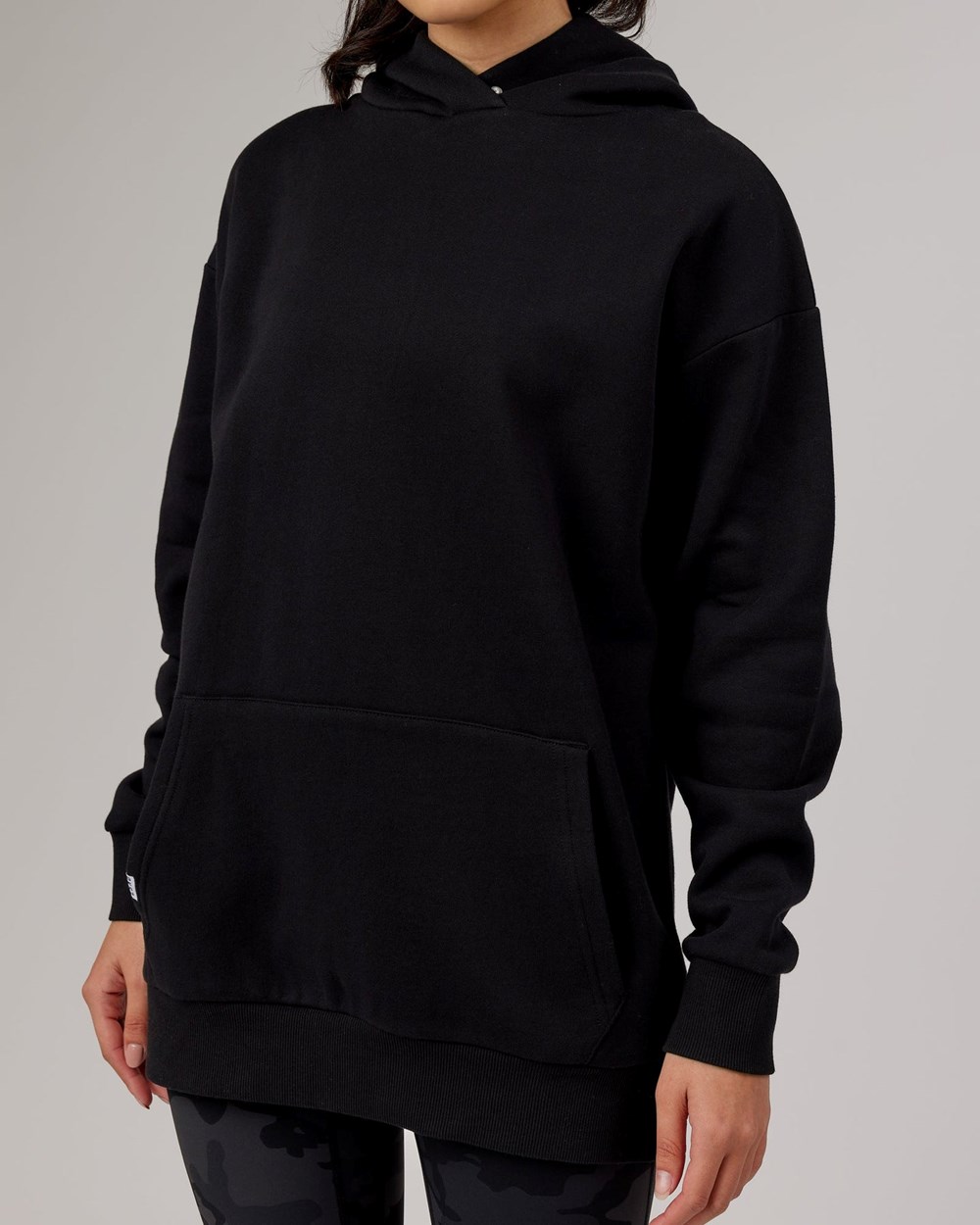 Black LSKD Linear Hoodie Oversize | BI7549360