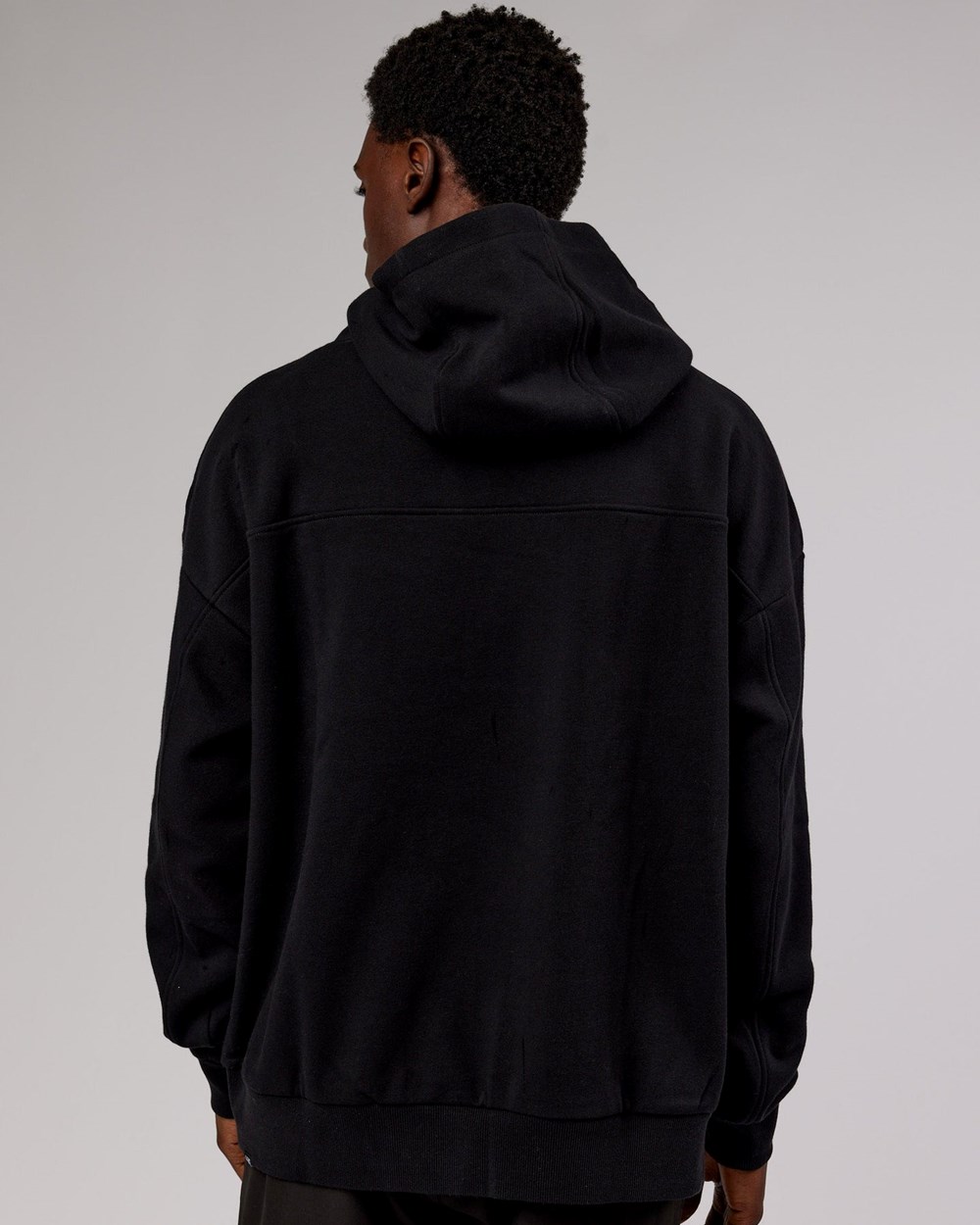 Black LSKD Mode Hoodie Oversize | OH8912036