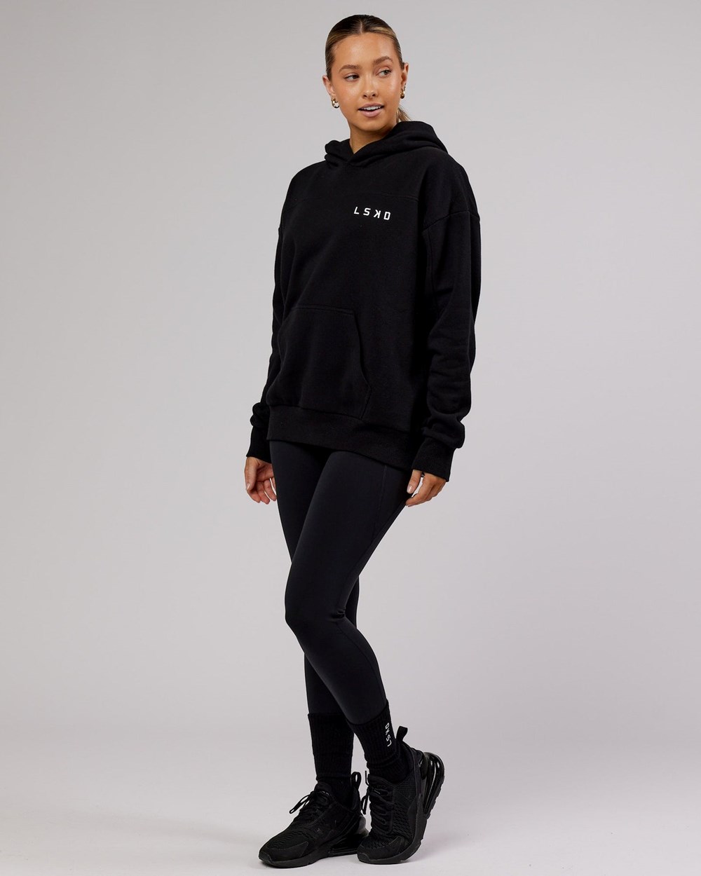 Black LSKD Mode Hoodie Oversize | TV0154397