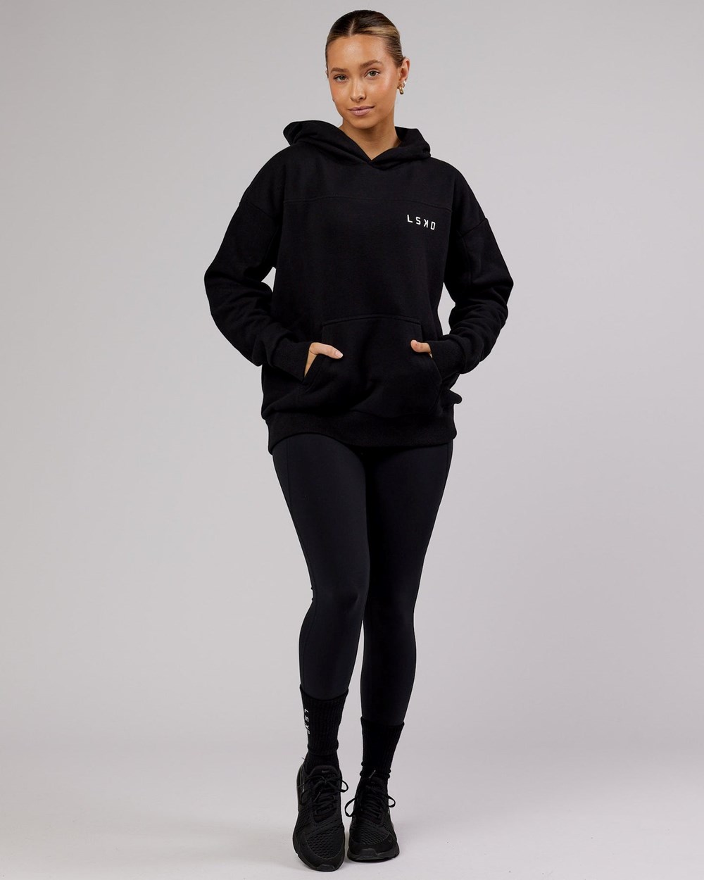 Black LSKD Mode Hoodie Oversize | TV0154397