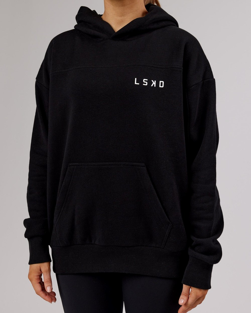 Black LSKD Mode Hoodie Oversize | TV0154397