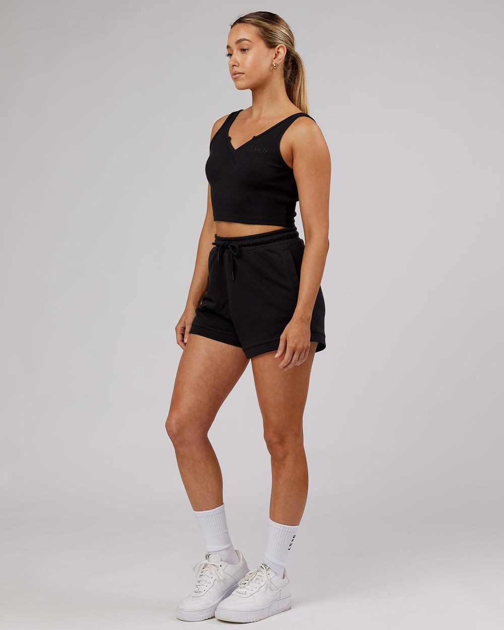 Black LSKD Off Duty Lounge Short | QV6715923