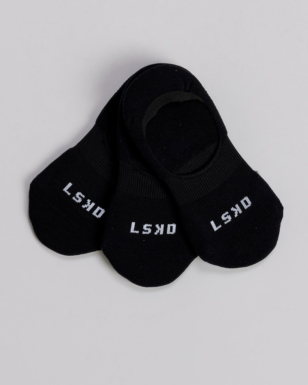 Black LSKD Performance No Show 3 Pack Sock | JU9731802