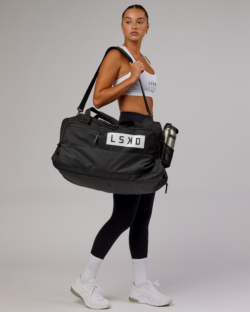 Black LSKD Rep Duffle Bag 70L | FY4128697