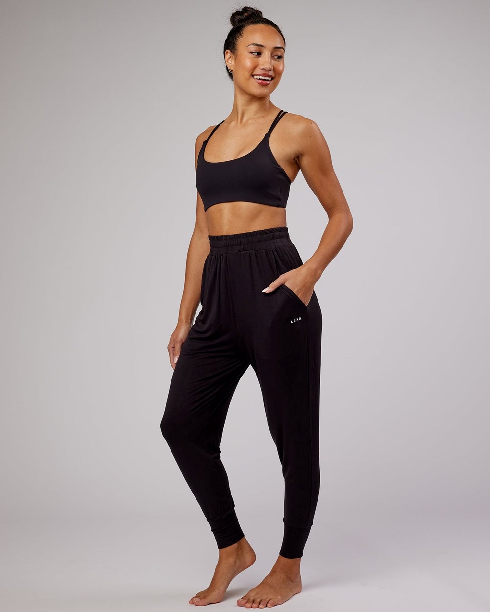 Black LSKD Rest and Recover Pant | ZT3241708