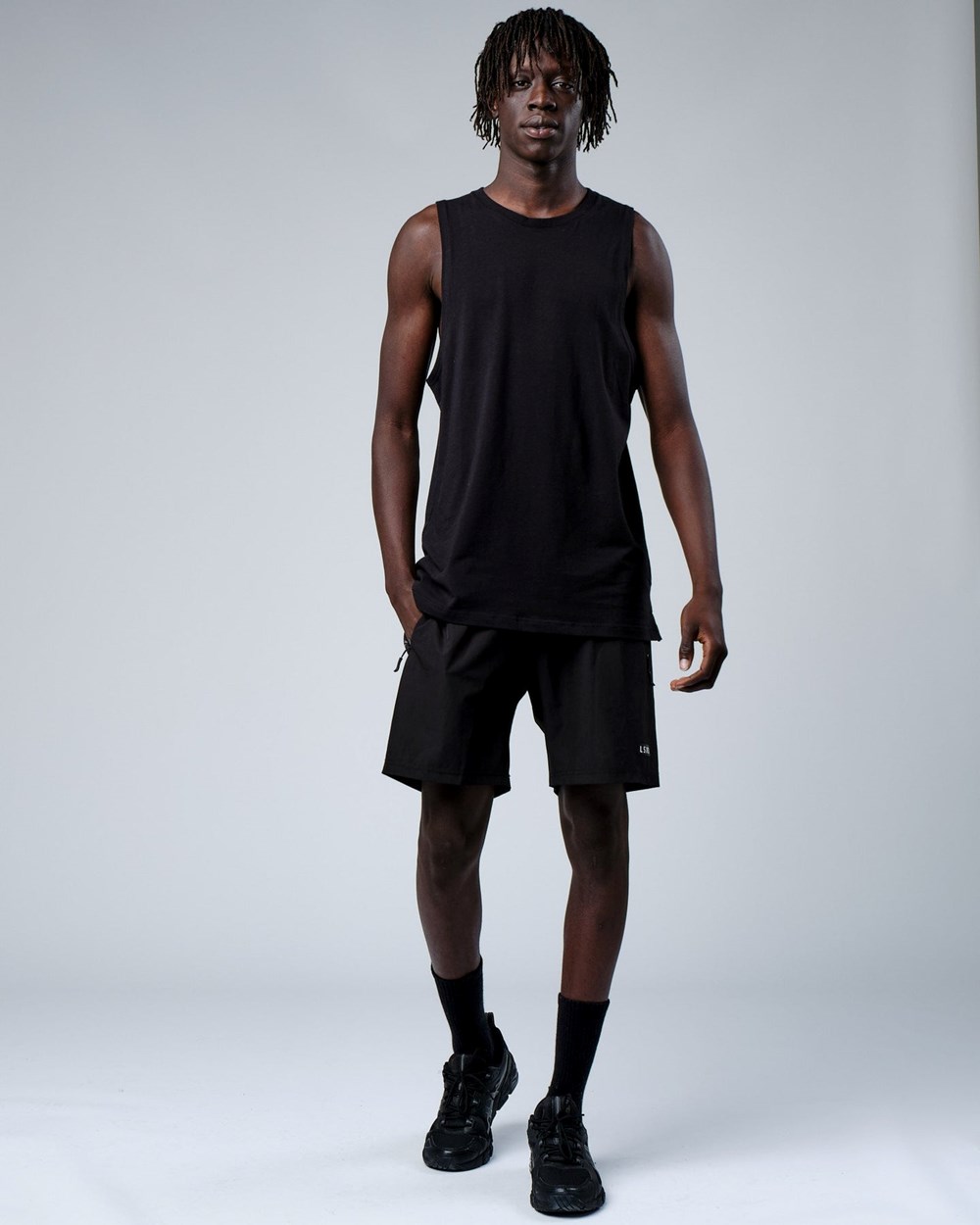 Black LSKD Rival FLXCotton Training Fit Tank | IC2587369