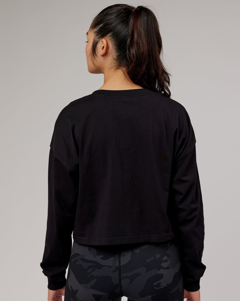 Black LSKD Stacks Up LS Tee | LC5627189