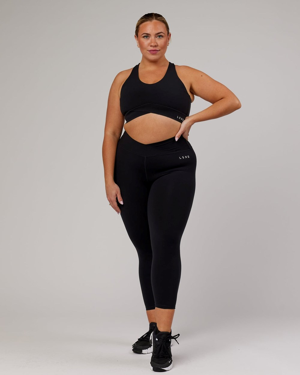 Black LSKD Strike 7/8 Length Legging | HG4890617