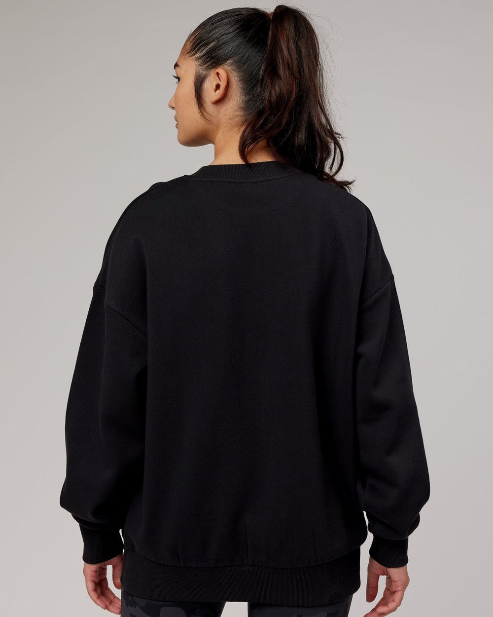 Black LSKD Upright Sweater Oversize | YK7893415