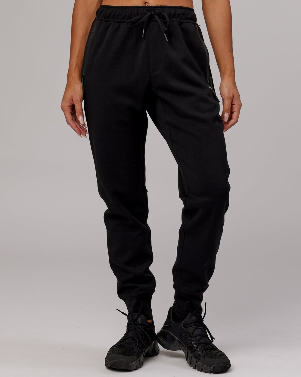 Black LSKD Womens Athlete ForgedFleece Trackpant | OD3164809