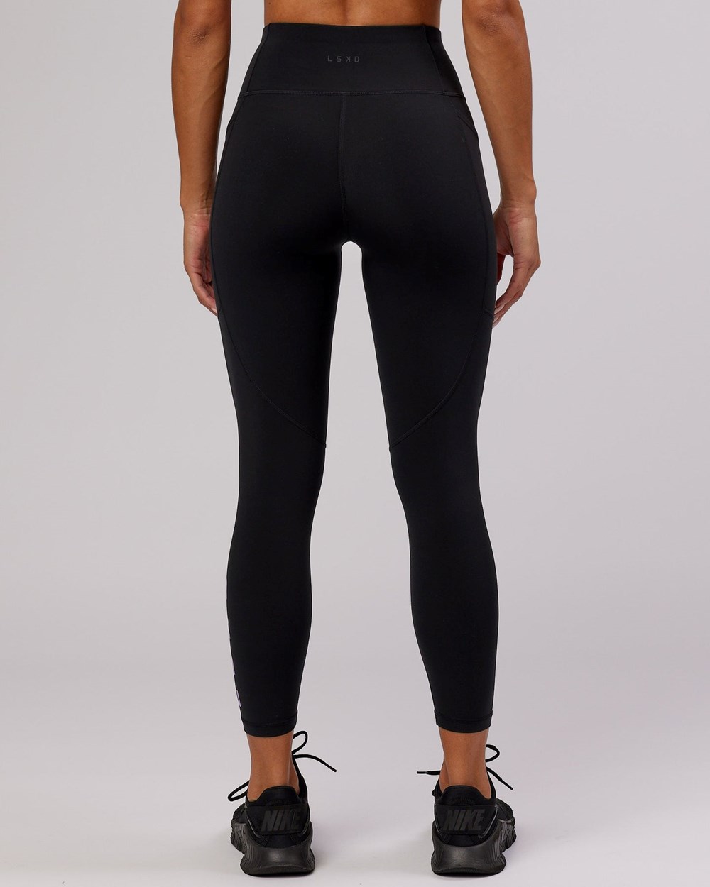 Black / Lilac LSKD Rep 7/8 Length Legging | PG9215374