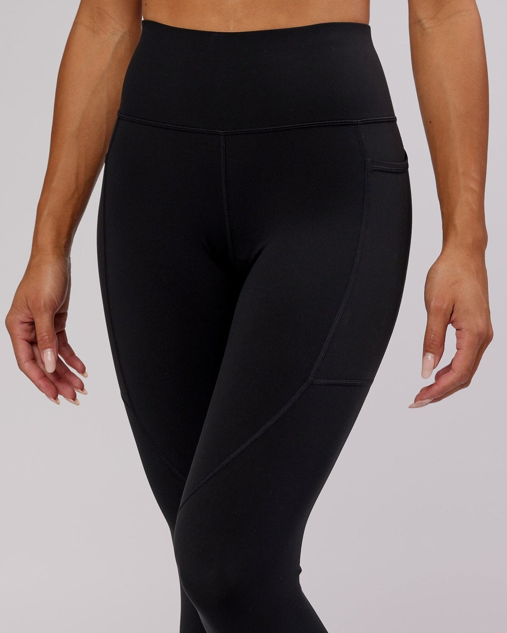 Black / Lilac LSKD Rep 7/8 Length Legging | PG9215374