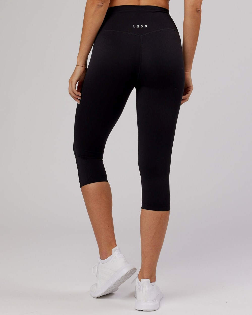 Black No Logo LSKD Elixir 3/4 Length Legging | DK3607851