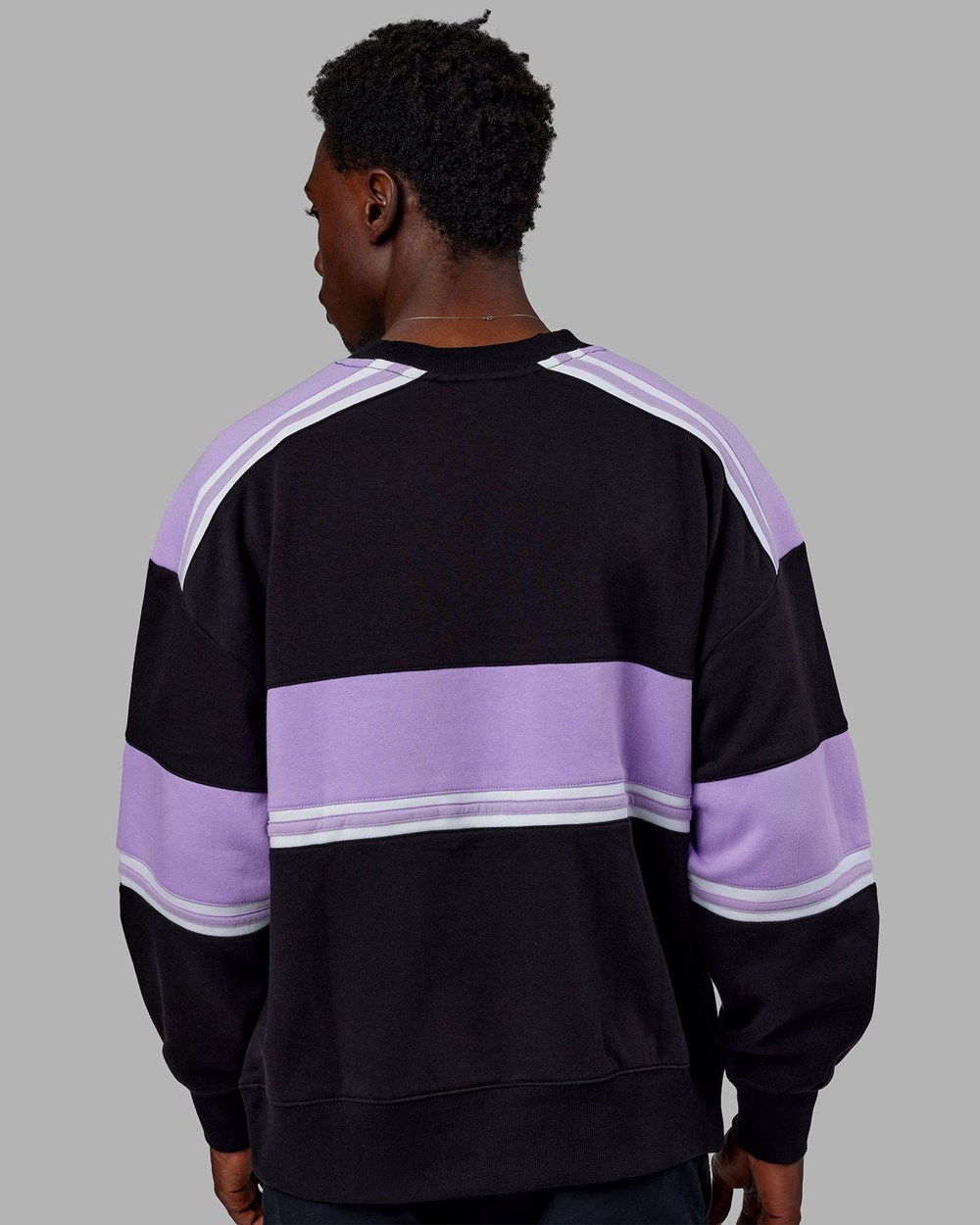 Black / Pale Lilac LSKD A-Team Sweater Oversize | KA7046389