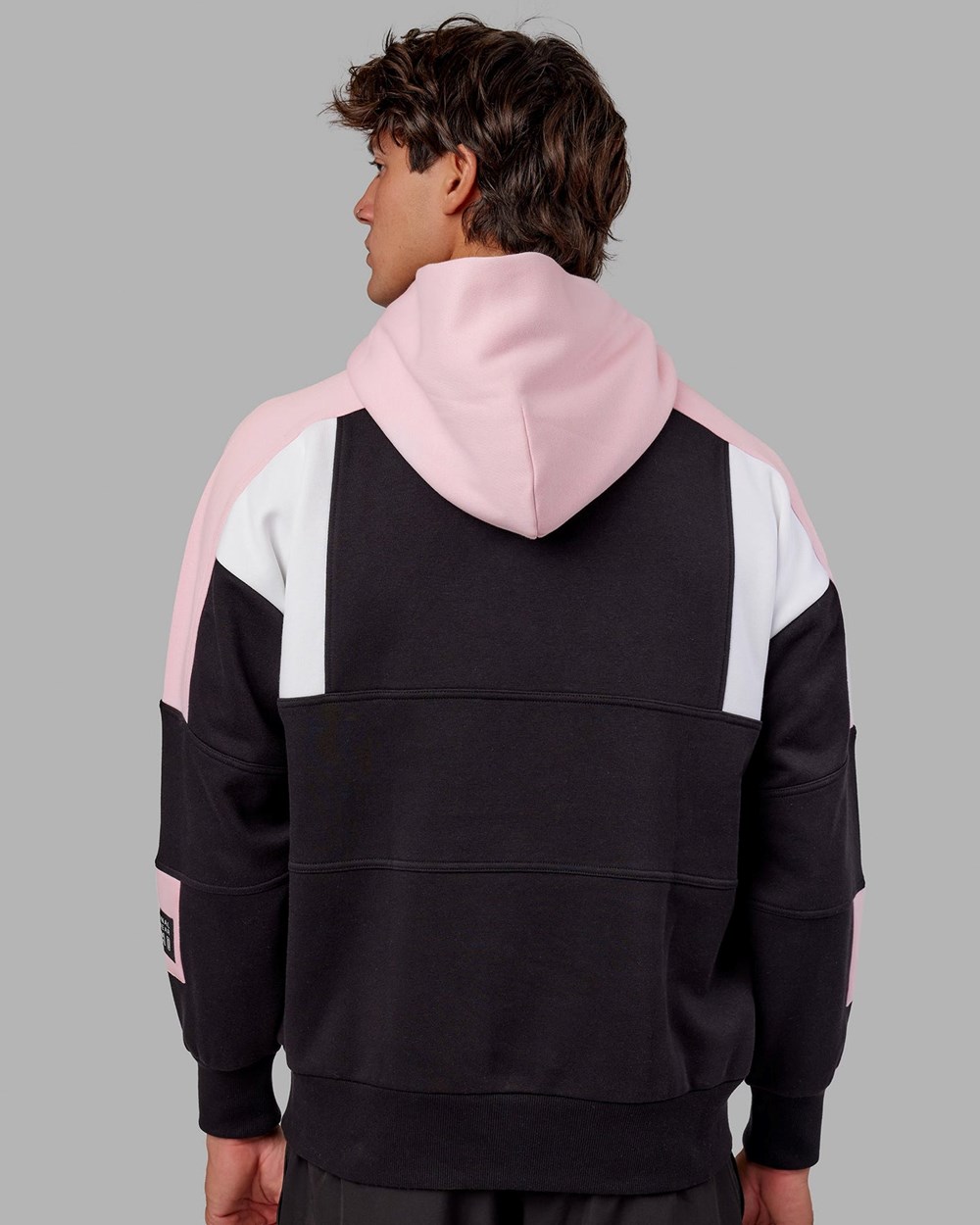 Black / Petal Pink LSKD Slam Hoodie Oversize | DS6425187