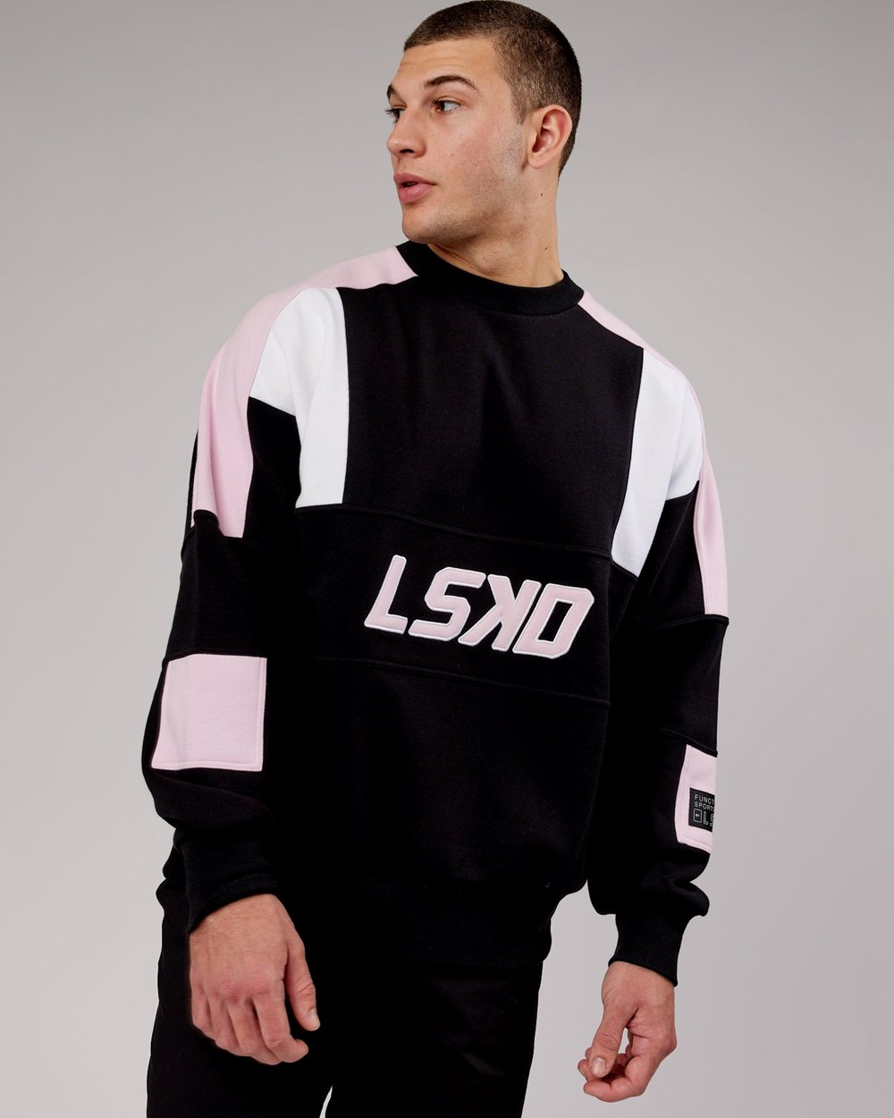 Black / Petal Pink LSKD Slam Sweater Oversize | DZ0286154