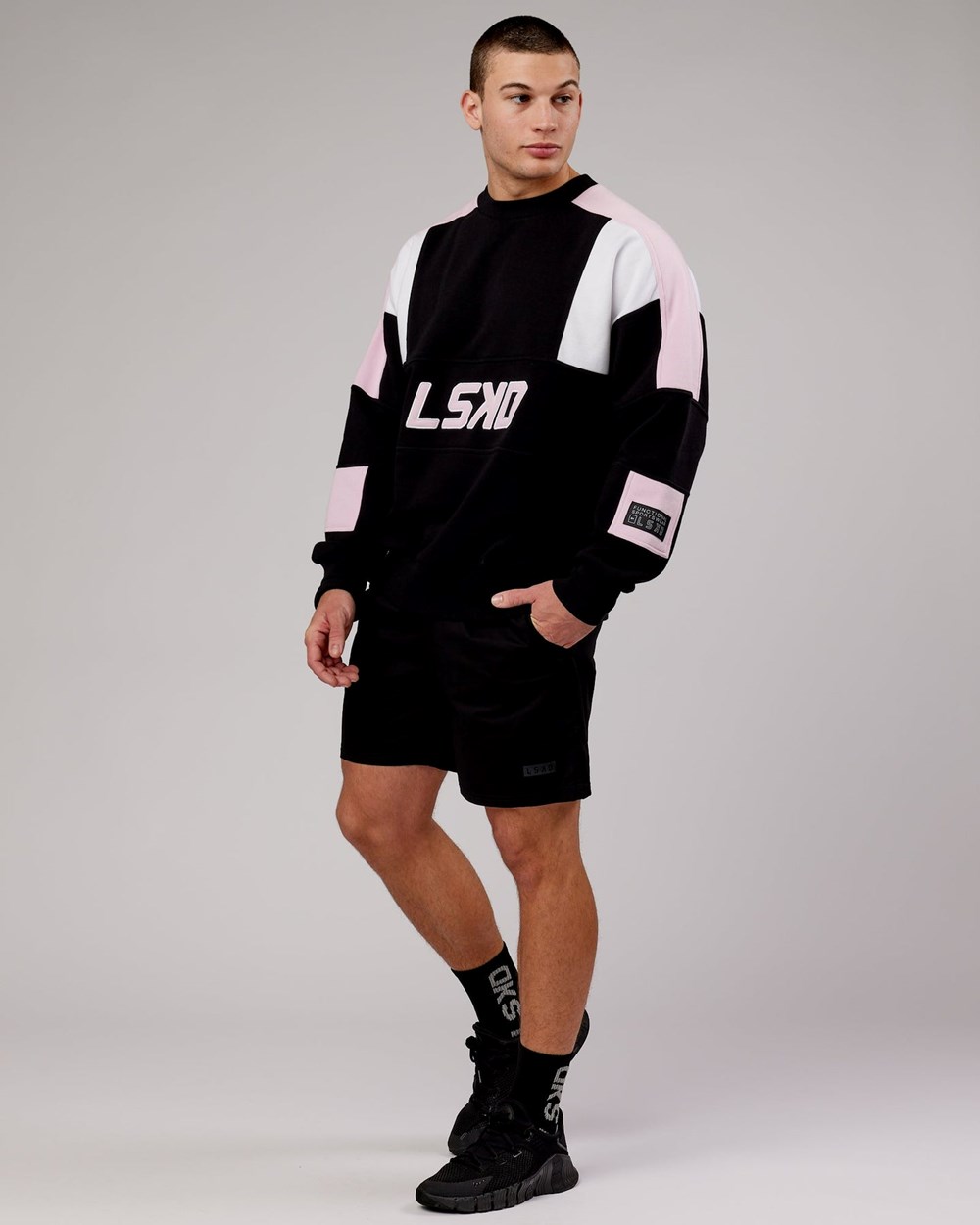 Black / Petal Pink LSKD Slam Sweater Oversize | DZ0286154