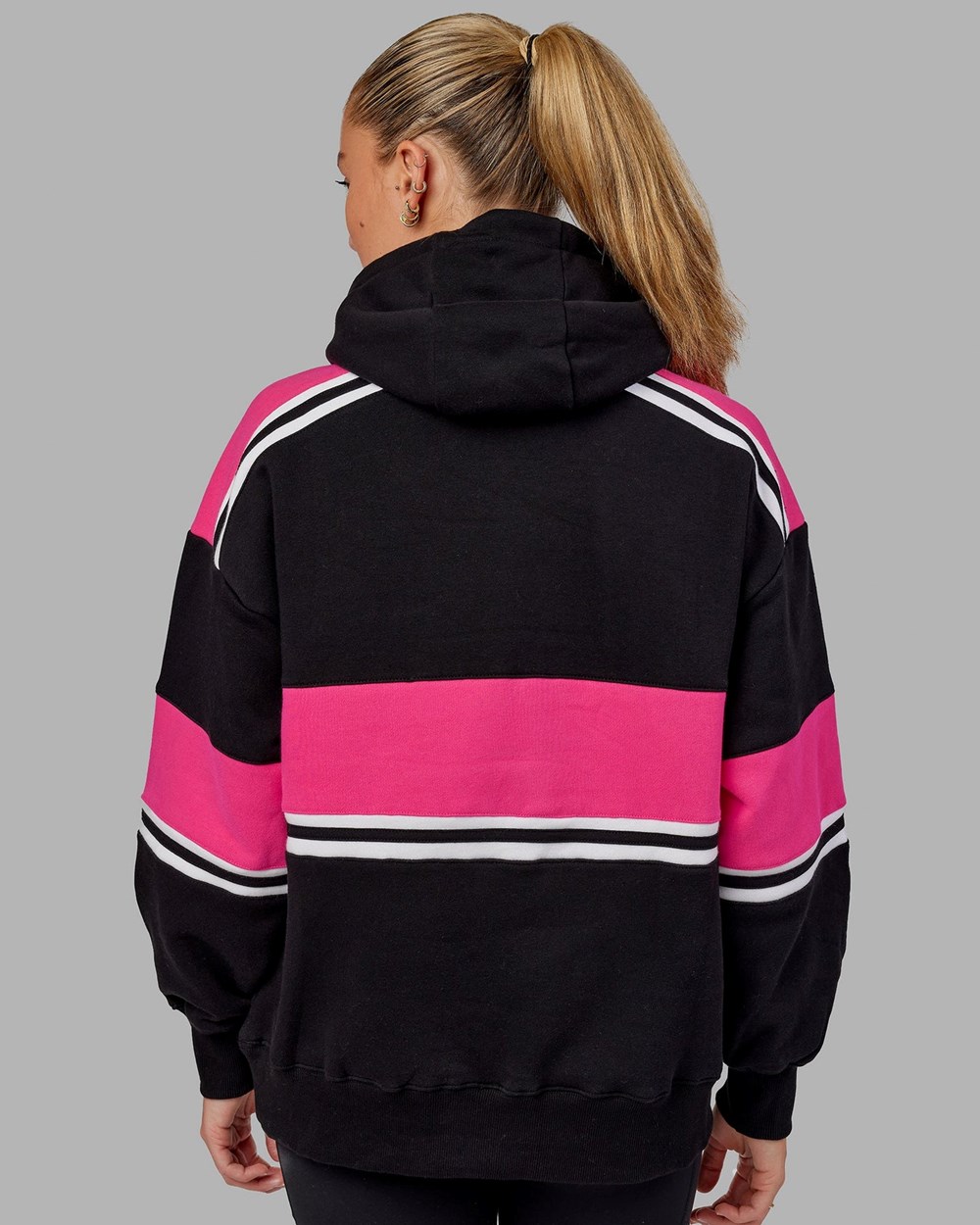 Black / Pink LSKD A-Team Hoodie Oversize | DJ2380945