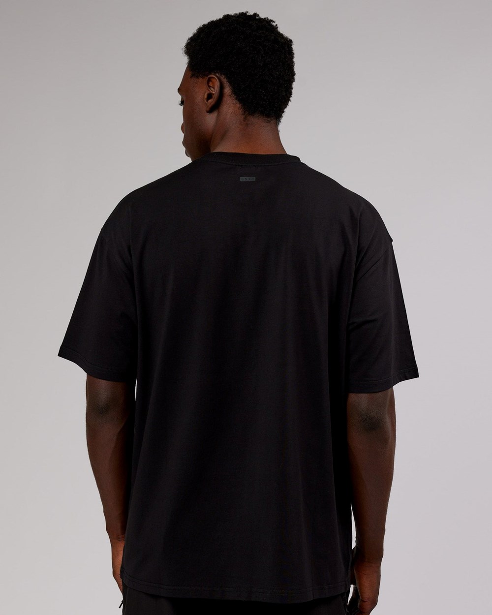 Black / Pink LSKD Iconic FLXCotton Tee Oversize | VQ9731254