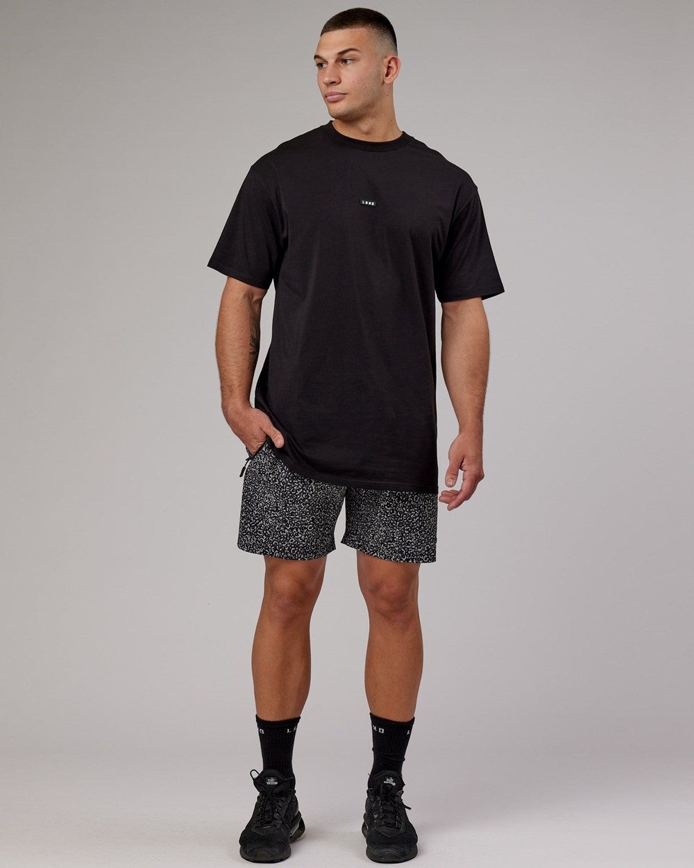 Black Spotty LSKD Rep 7'' Performance Short | KX1264578