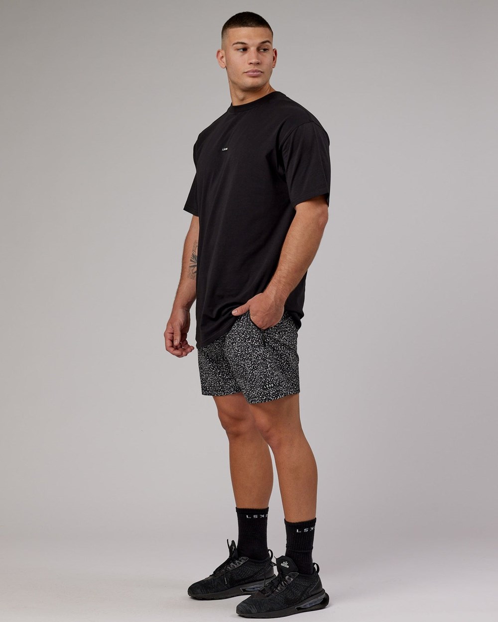 Black Spotty LSKD Rep 7'' Performance Short | KX1264578