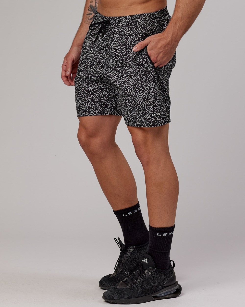 Black Spotty LSKD Rep 7'' Performance Short | KX1264578